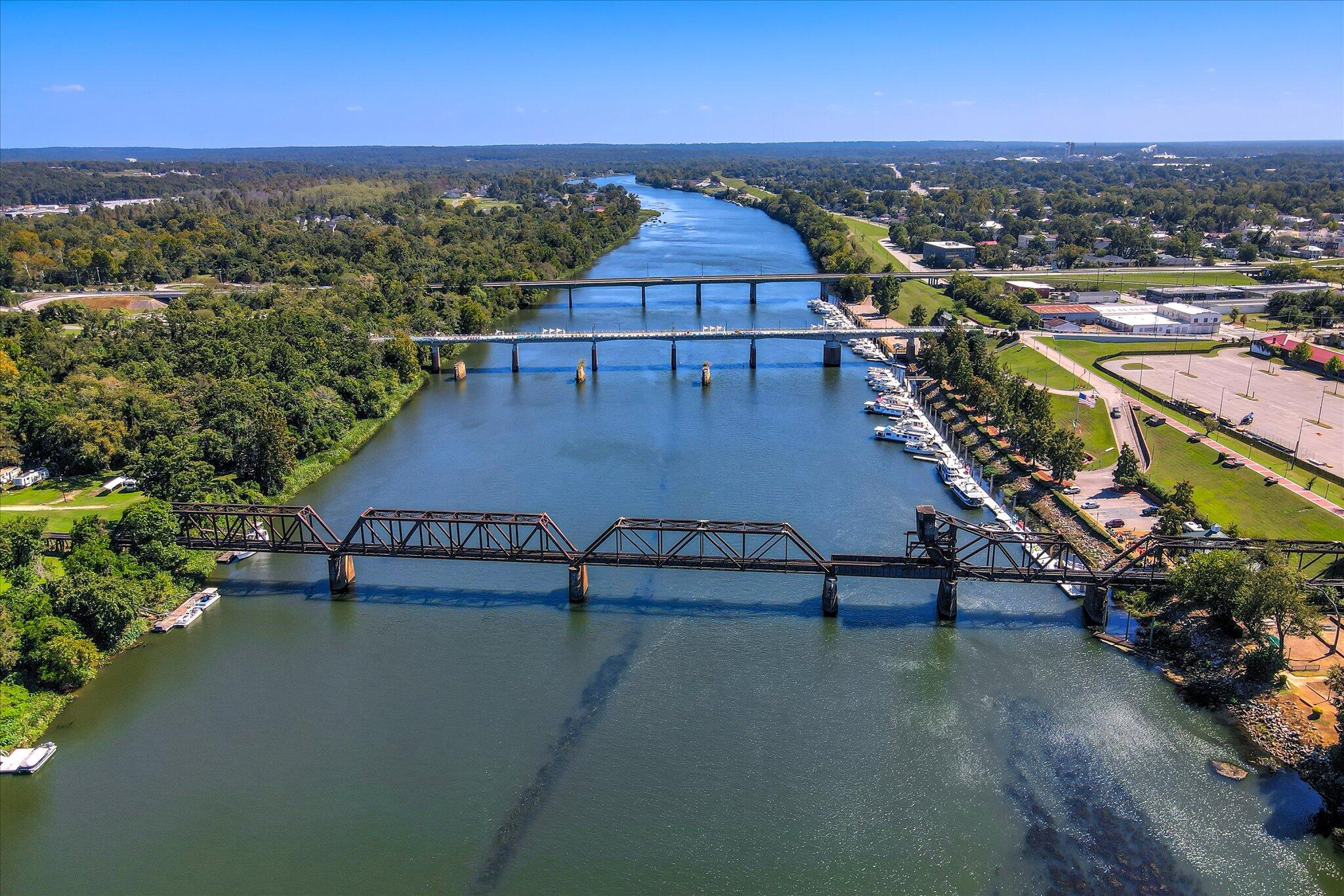 1 7th Street, Unit 1602 Augusta, GA 30901 - Photo 53 of 64 Savannah River and Marina with 5th st bridge