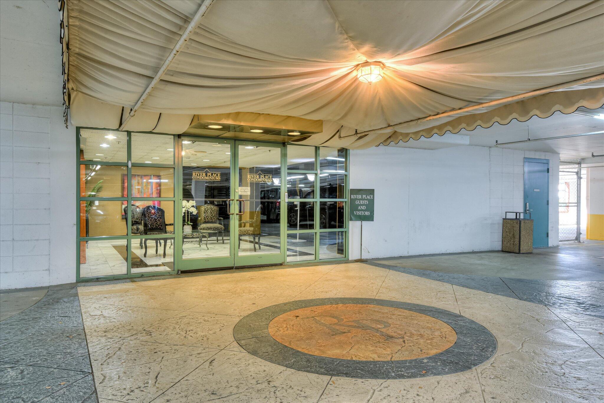 1 7th Street, Unit 1602 Augusta, GA 30901 - Photo 7 of 61 Garage Guest Entry where they Buzz to be let in