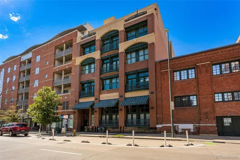 a front view of a building