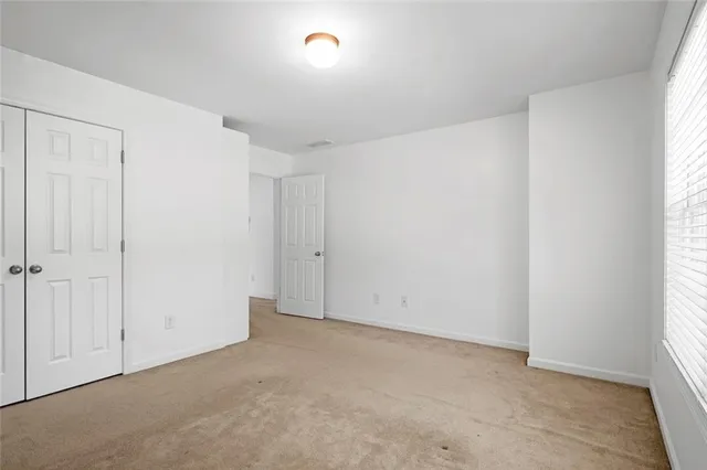 a view of an empty room