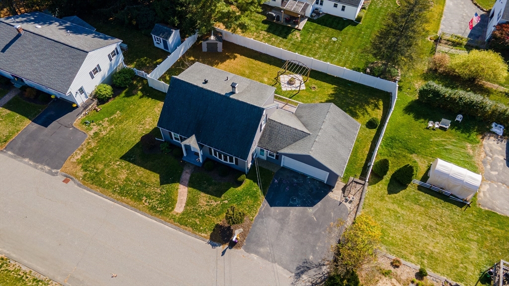 37 Rouville Avenue Gardner, MA 01440 - Photo 39 of 42 an aerial view of a house with a yard and pool