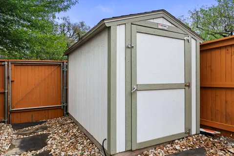 a view of a house with a wooden door