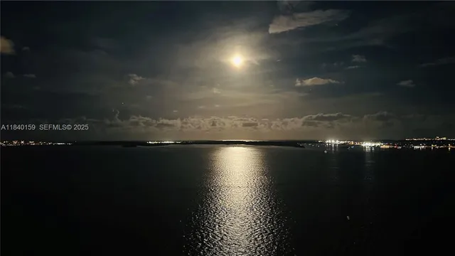 a view of a lake and mountain view