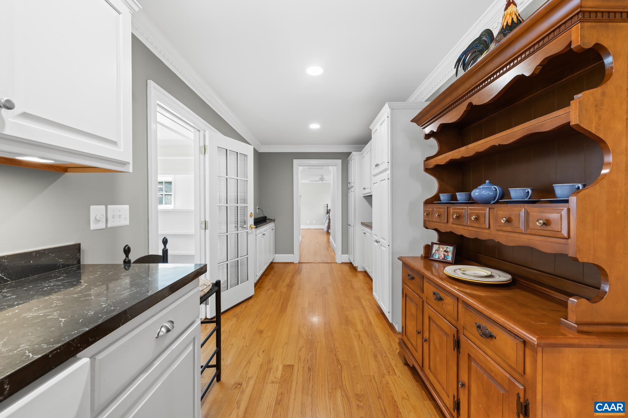 480 Dawsonville Road Barboursville, VA 22923 - Photo 26 of 55 a spacious bathroom with a granite countertop sink and a mirror