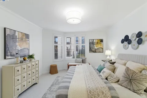 a living room with a couch and a table