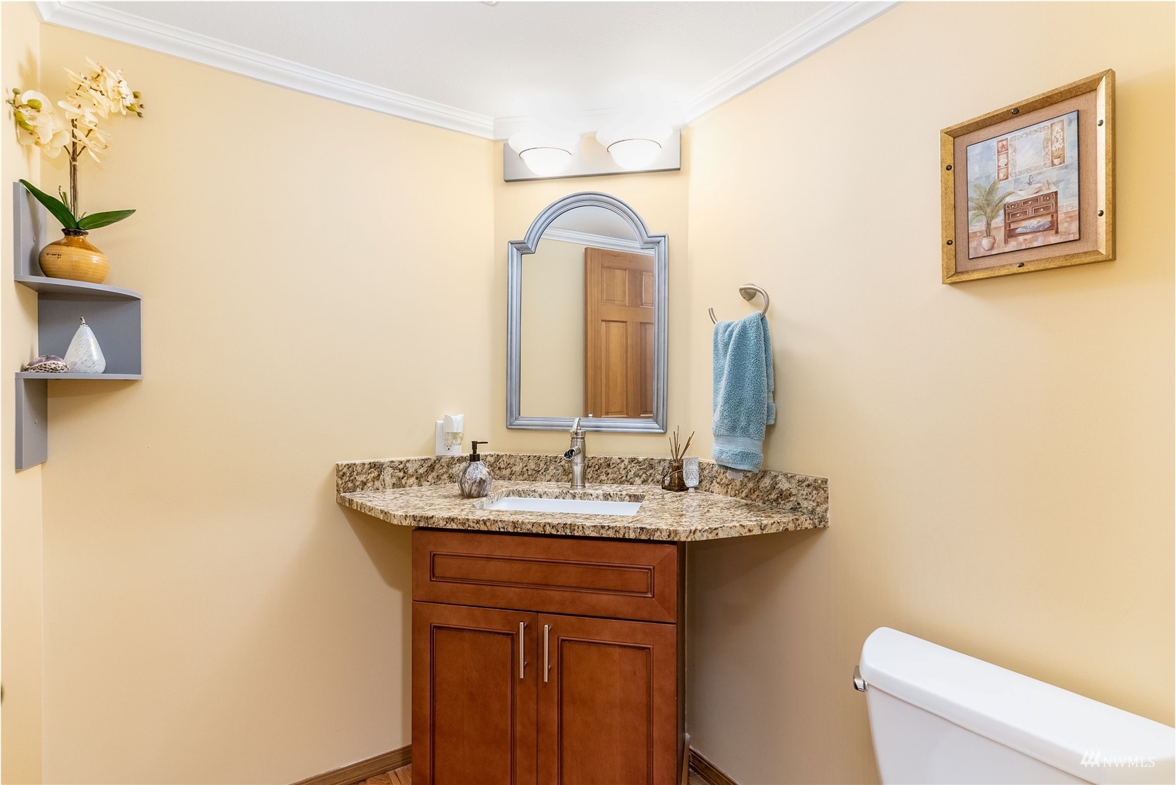 1807 Field Avenue Northeast Renton, WA 98059 - Photo 21 of 38 a bathroom with a sink and a mirror