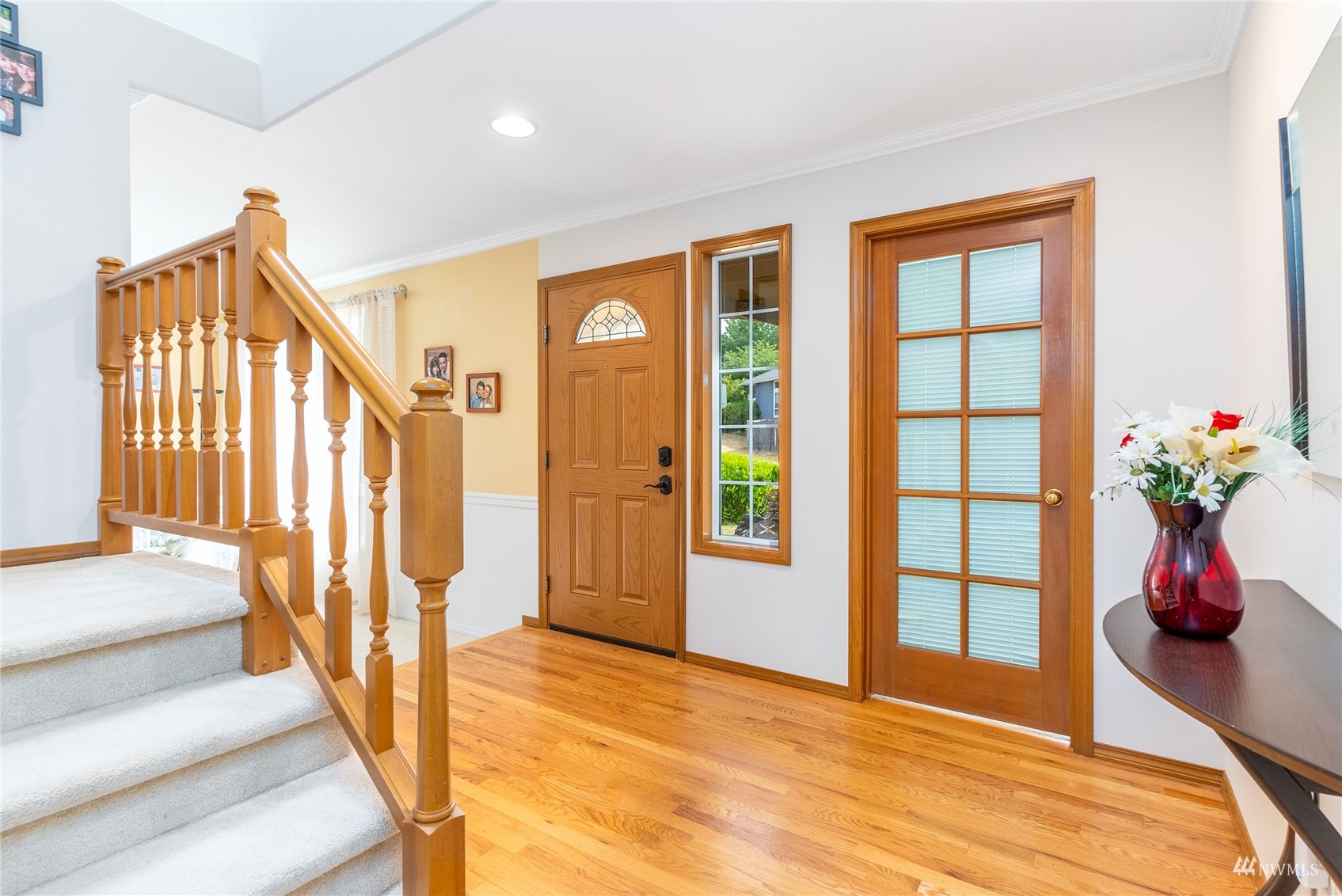 1807 Field Avenue Northeast Renton, WA 98059 - Photo 10 of 38 a view of an entryway with wooden floor and door