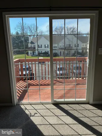 a porch with view of outdoor space