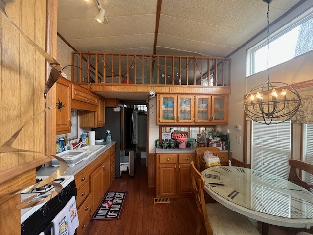 2795 East 28th Road Marseilles, IL 61341 - Photo 9 of 23 a dining room with furniture and a chandelier