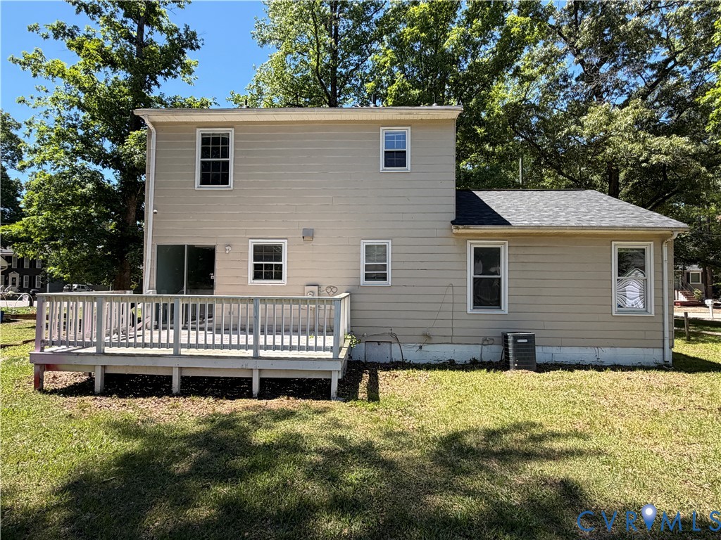 1607 Old Iron Road Hopewell, VA 23860 - Photo 12 of 12 a view of backyard with deck