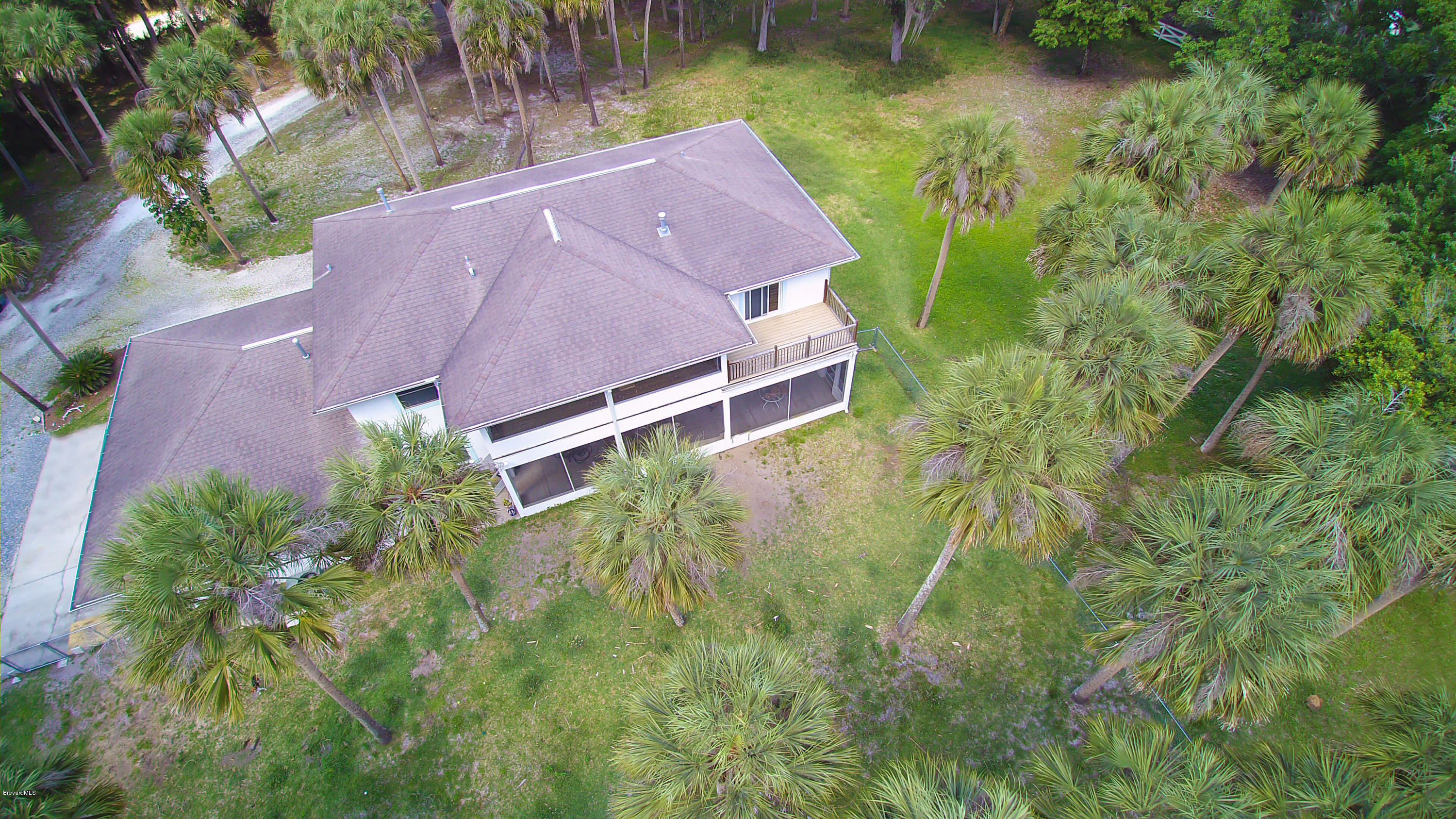 2523 Hooper Road Cocoa, FL 32926 - Photo 19 of 19 Looking Down on The Whole Property