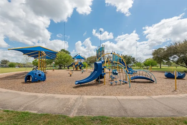 a view of outdoor space with seating