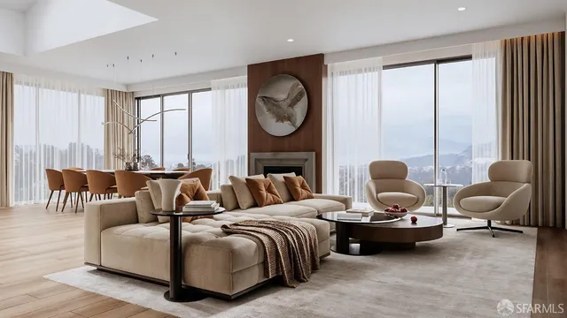 a bedroom with bed and wooden floor