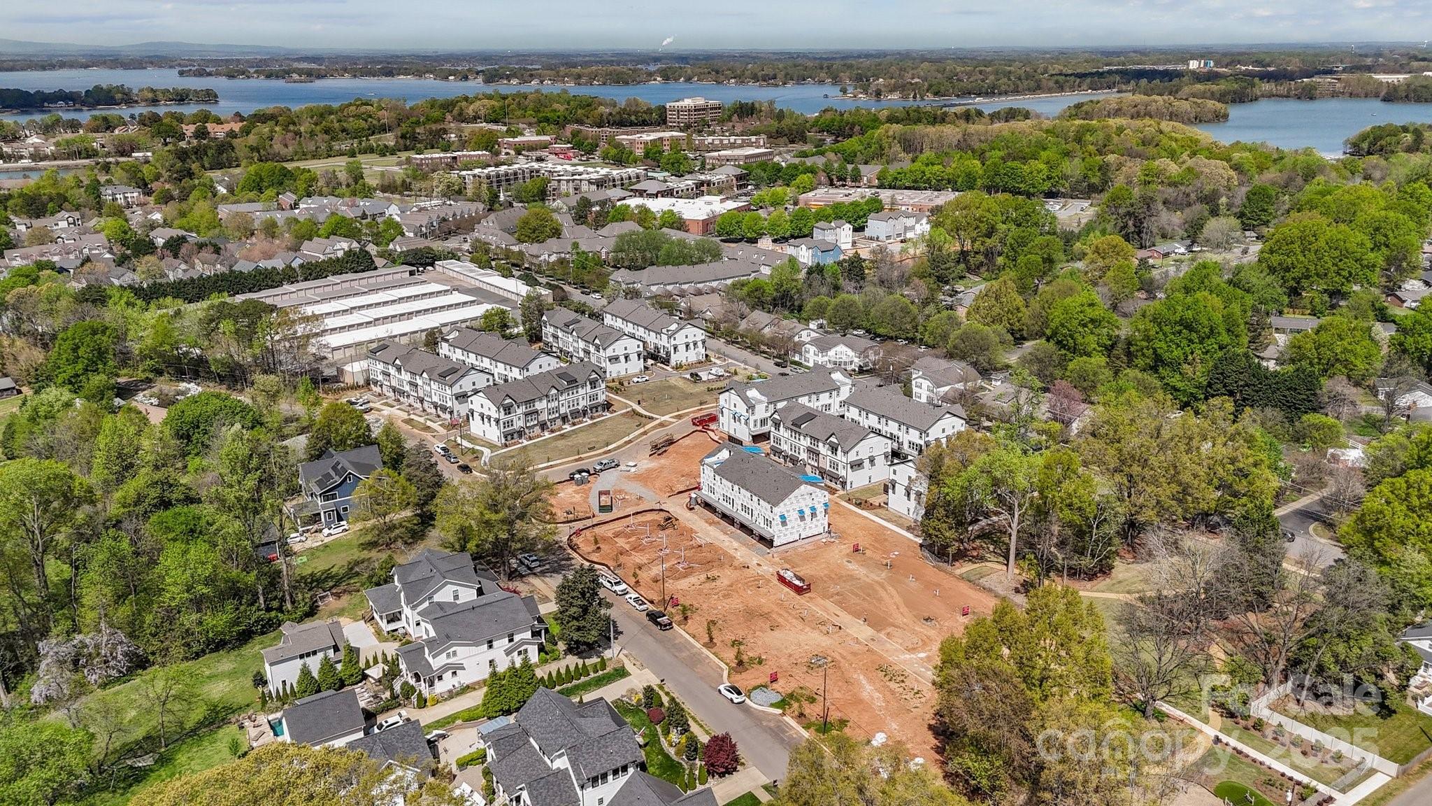 316 Catawba Avenue Davidson, NC 28036 - Photo 35 of 40 an aerial view of residential building with outdoor space