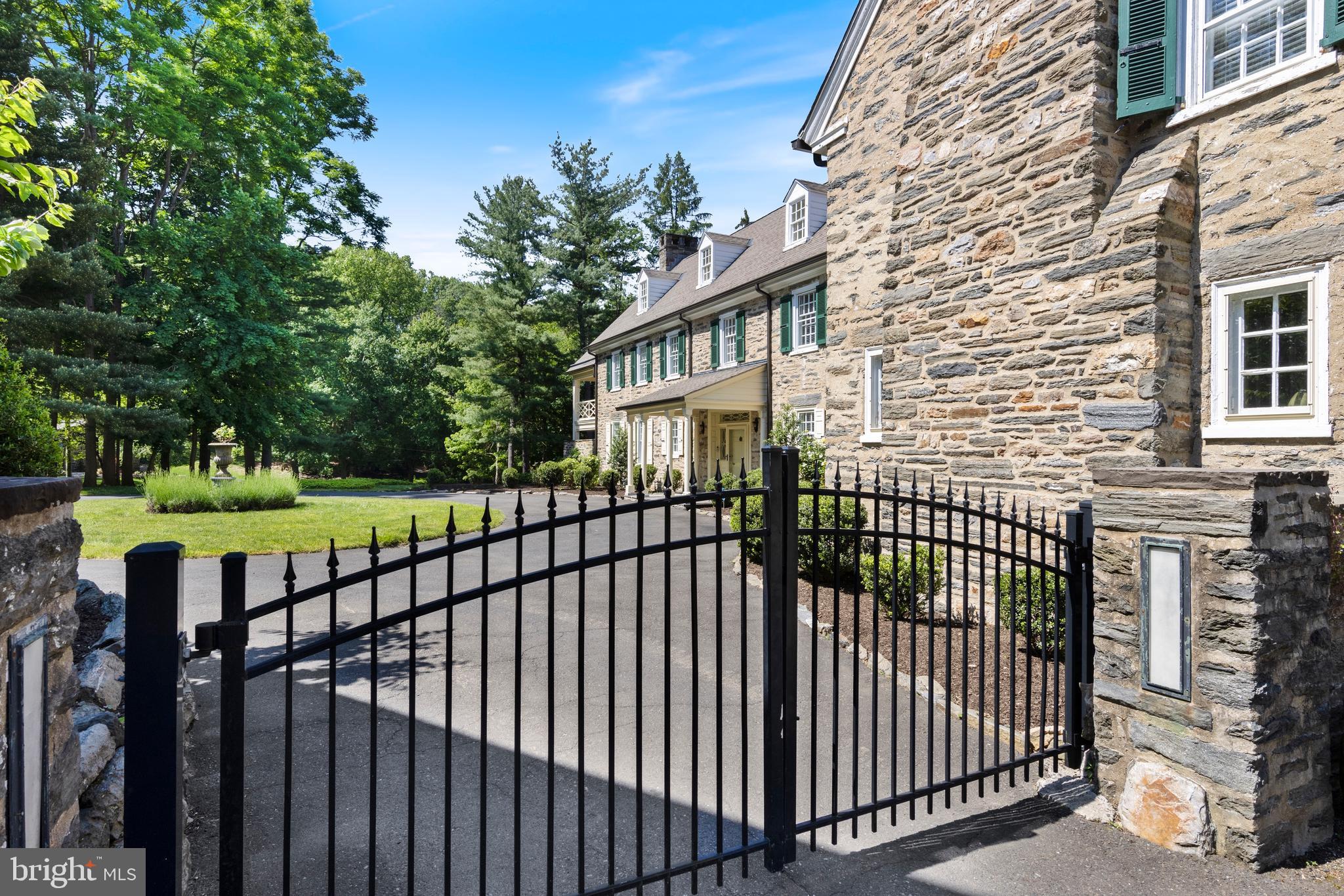 8201 Fenton Road Glenside, PA 19038 - Photo 9 of 86 a view of a wrought iron fences in front of house