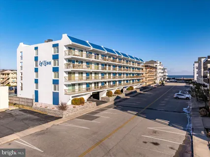 a front view of a building