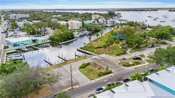 an aerial view of beach and ocean