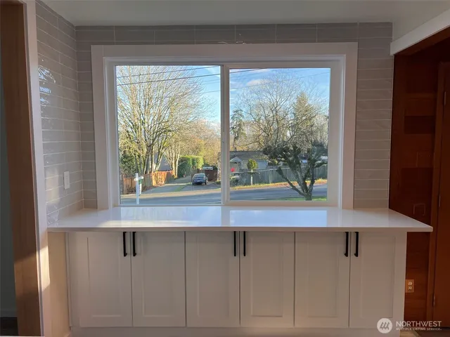 a view of a window in a room