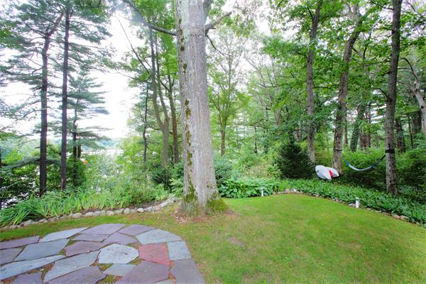 30 Bay View Road Wellesley, MA 02482 - Photo 6 of 8 a view of a yard with plants and large trees