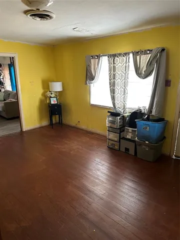 a room with furniture and windows