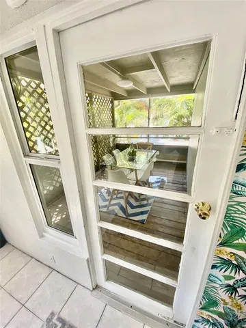 a view of an entryway