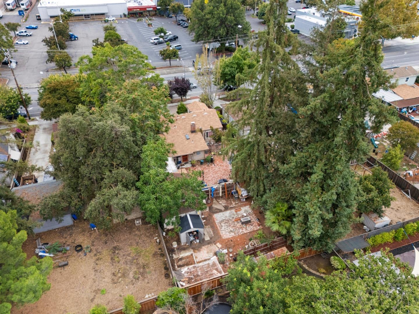 1567 Hamilton Avenue San Jose, CA 95125 - Photo 7 of 11 an aerial view of a house with a yard