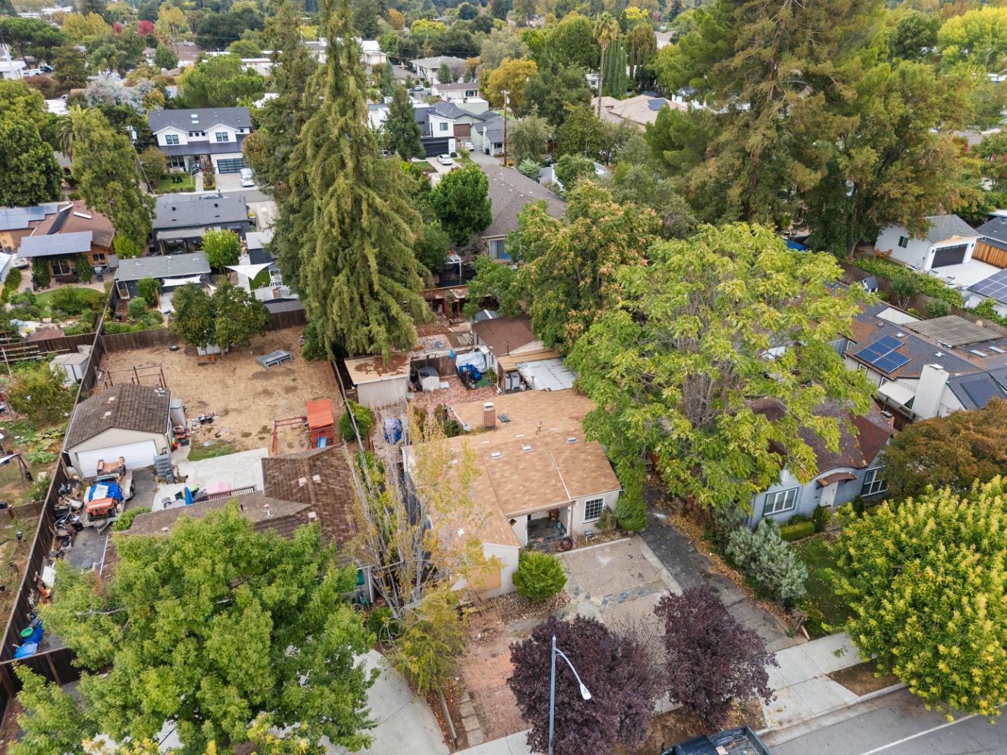 1567 Hamilton Avenue San Jose, CA 95125 - Photo 10 of 11 an aerial view of residential houses with outdoor space