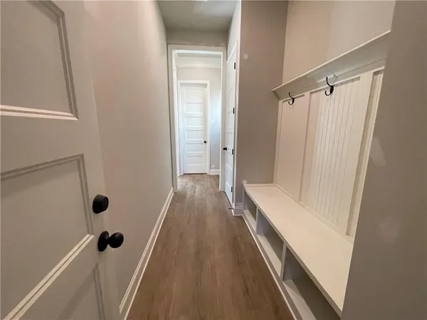 a view of a walk in closet