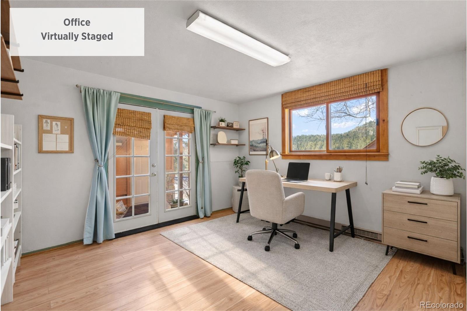 237 Homestead Road Bailey, CO 80421 - Photo 34 of 43 a workspace with furniture and window