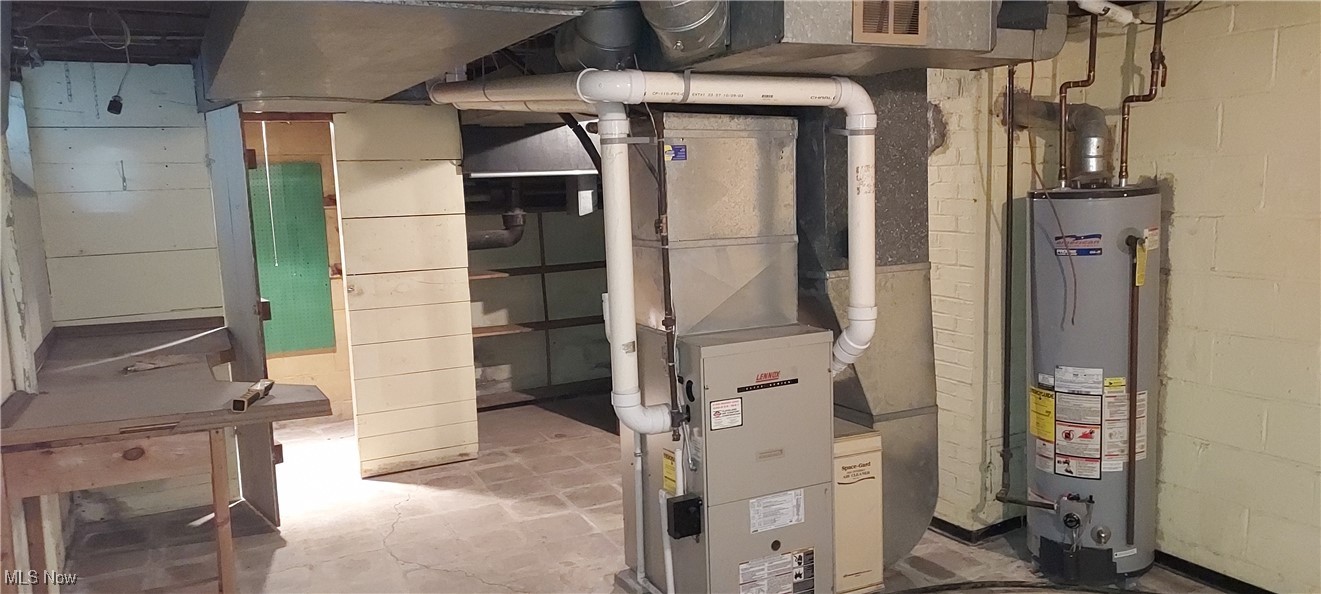 4308 Silsby Road University Heights, OH 44118 - Photo 19 of 28 Utilities with heating unit and gas water heater