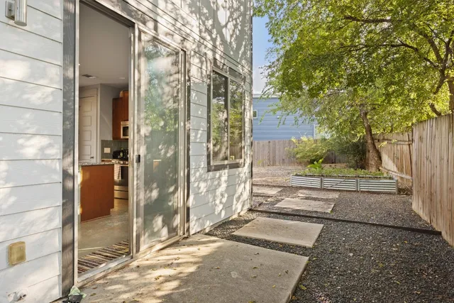 a view of a entrance to house