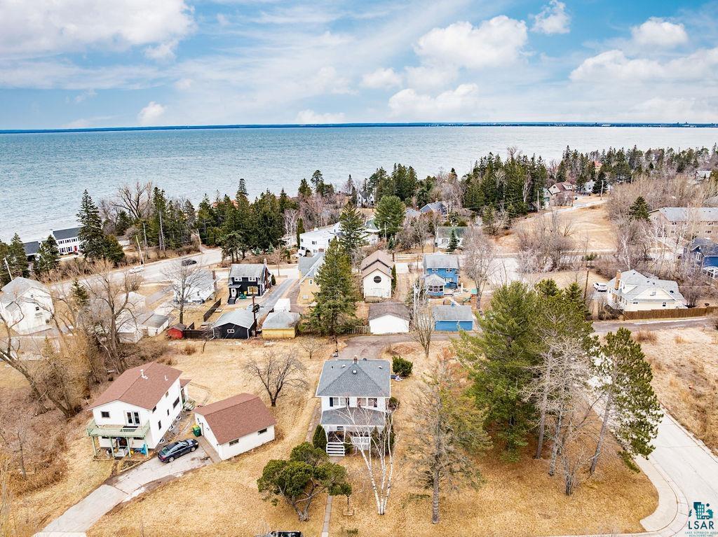 4608 Regent Street Duluth, MN 55804 - Photo 6 of 43 Aerial view with a residential view and a water view