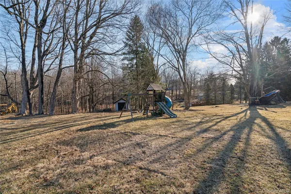 a view of road with trees
