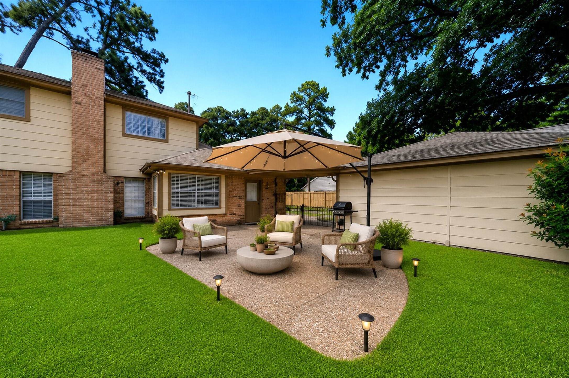 6507 Spring Leaf Drive Spring, TX 77379 - Photo 37 of 50 Backyard Virtually Staged