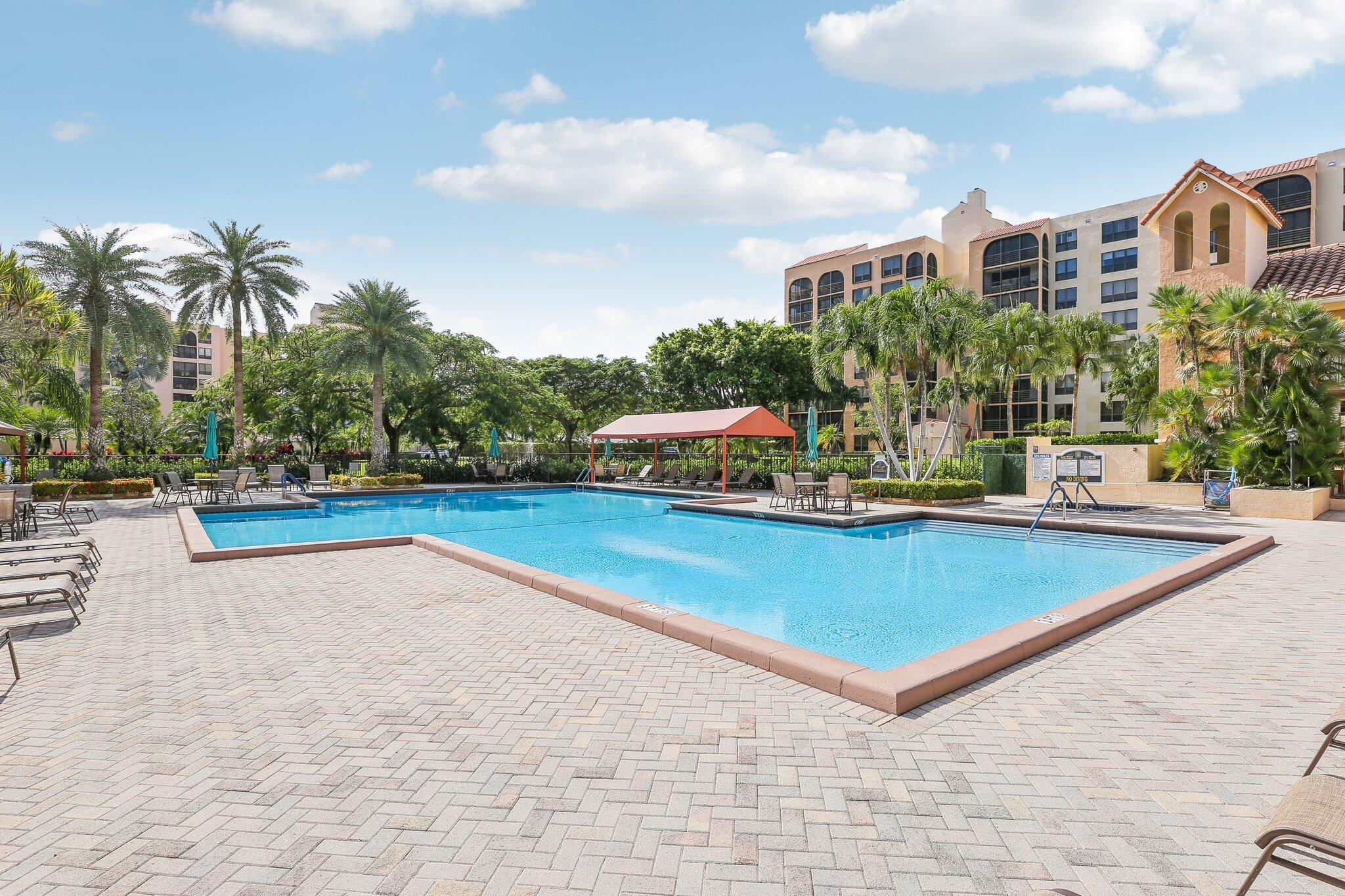 7202 Promenade Drive, Unit 302 Boca Raton, FL 33433 - Photo 24 of 33 RESORT-STYLE POOL