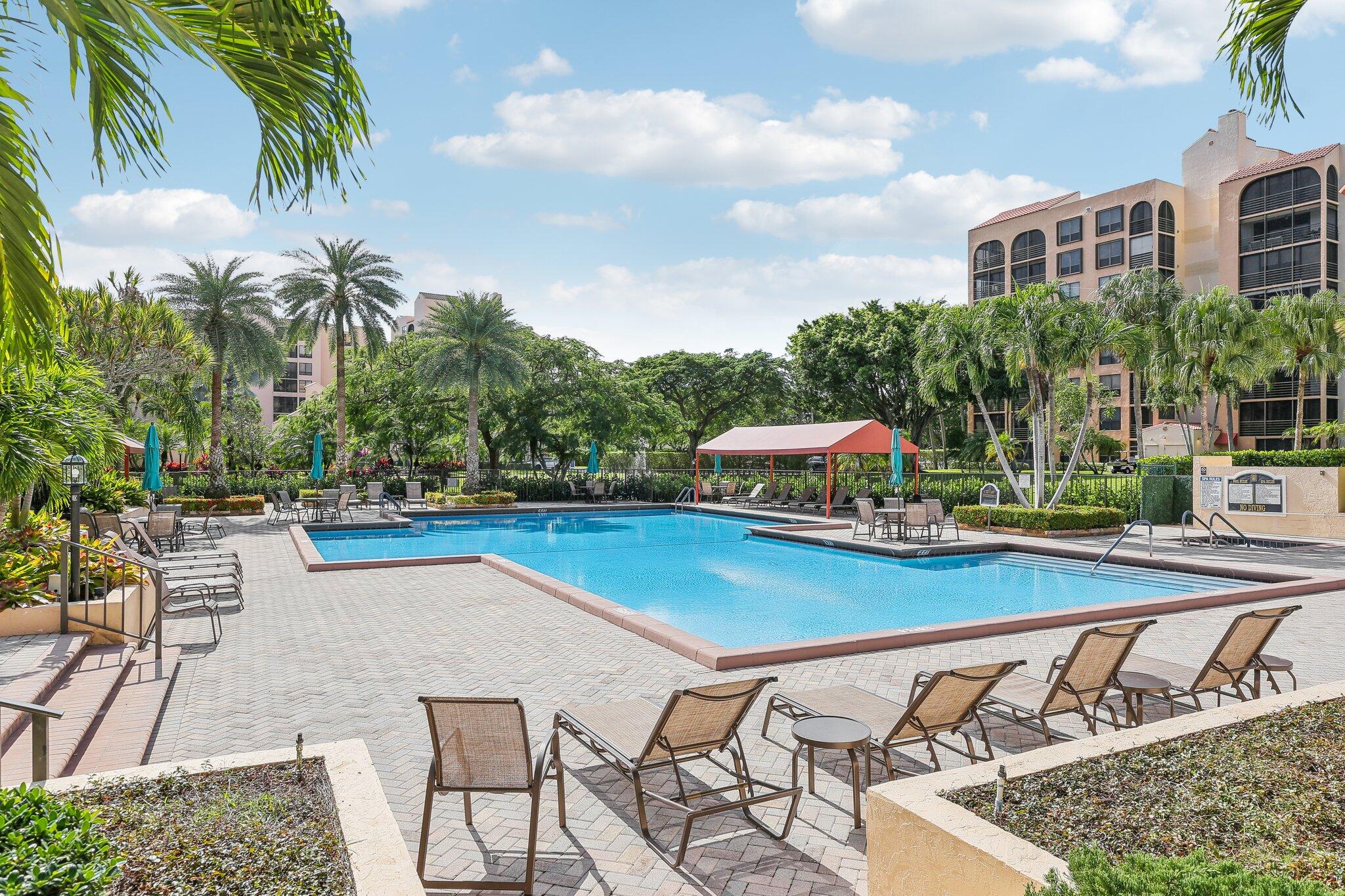 7202 Promenade Drive, Unit 302 Boca Raton, FL 33433 - Photo 25 of 33 RESORT-STYLE POOL
