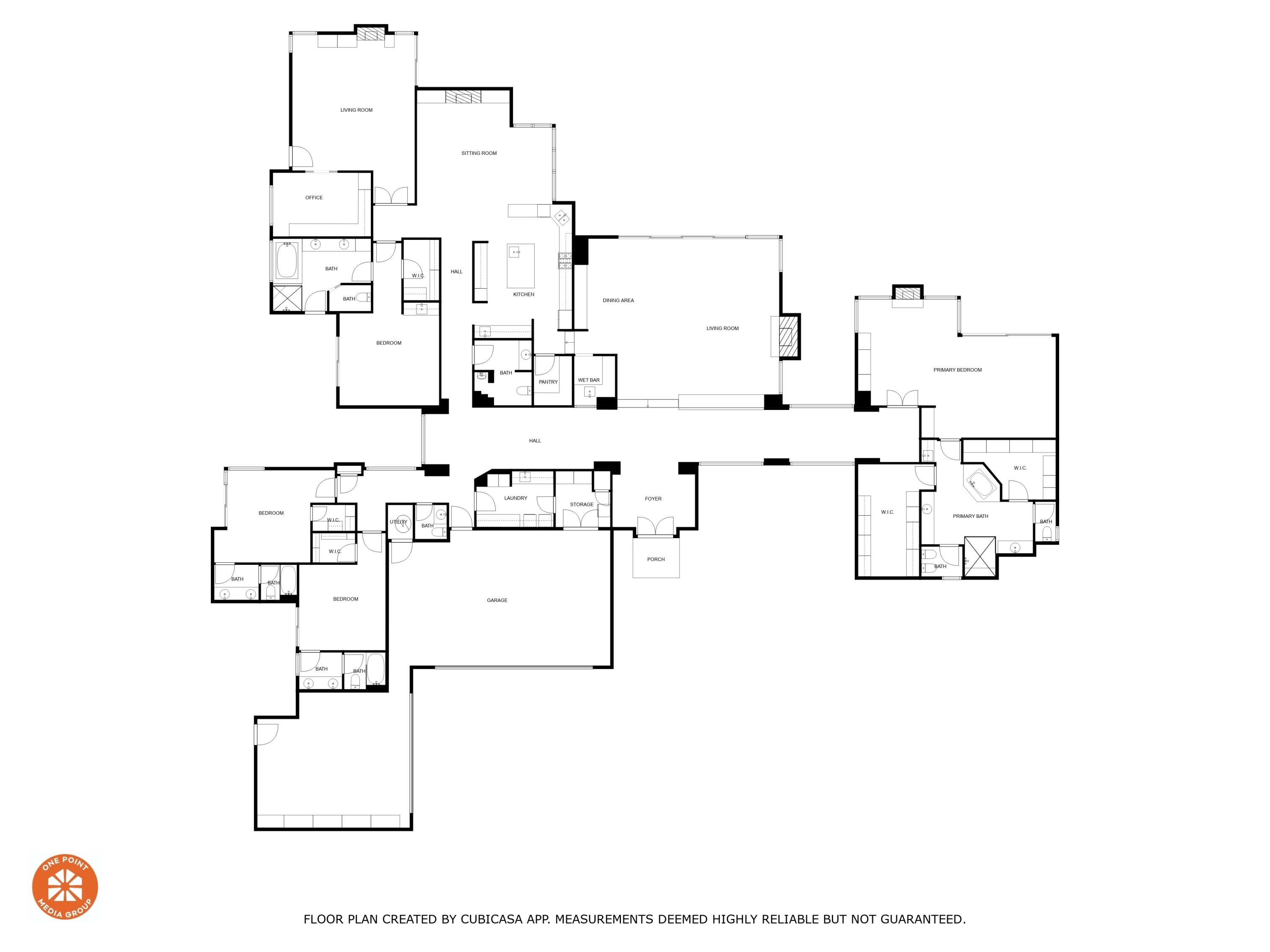45 Mirada Circle Rancho Mirage, CA 92270 - Photo 73 of 74 125-print-2D Floor Plan for 45 Mirada Ci