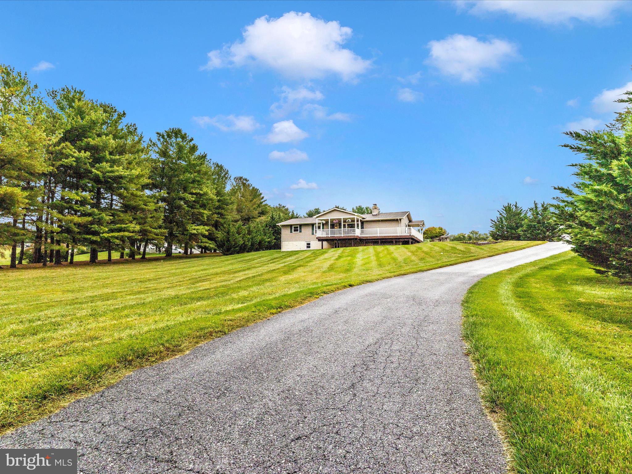 8429 Woodville Road Mount Airy, MD 21771 - Photo 44 of 75 a view of a swimming pool and trees in the background