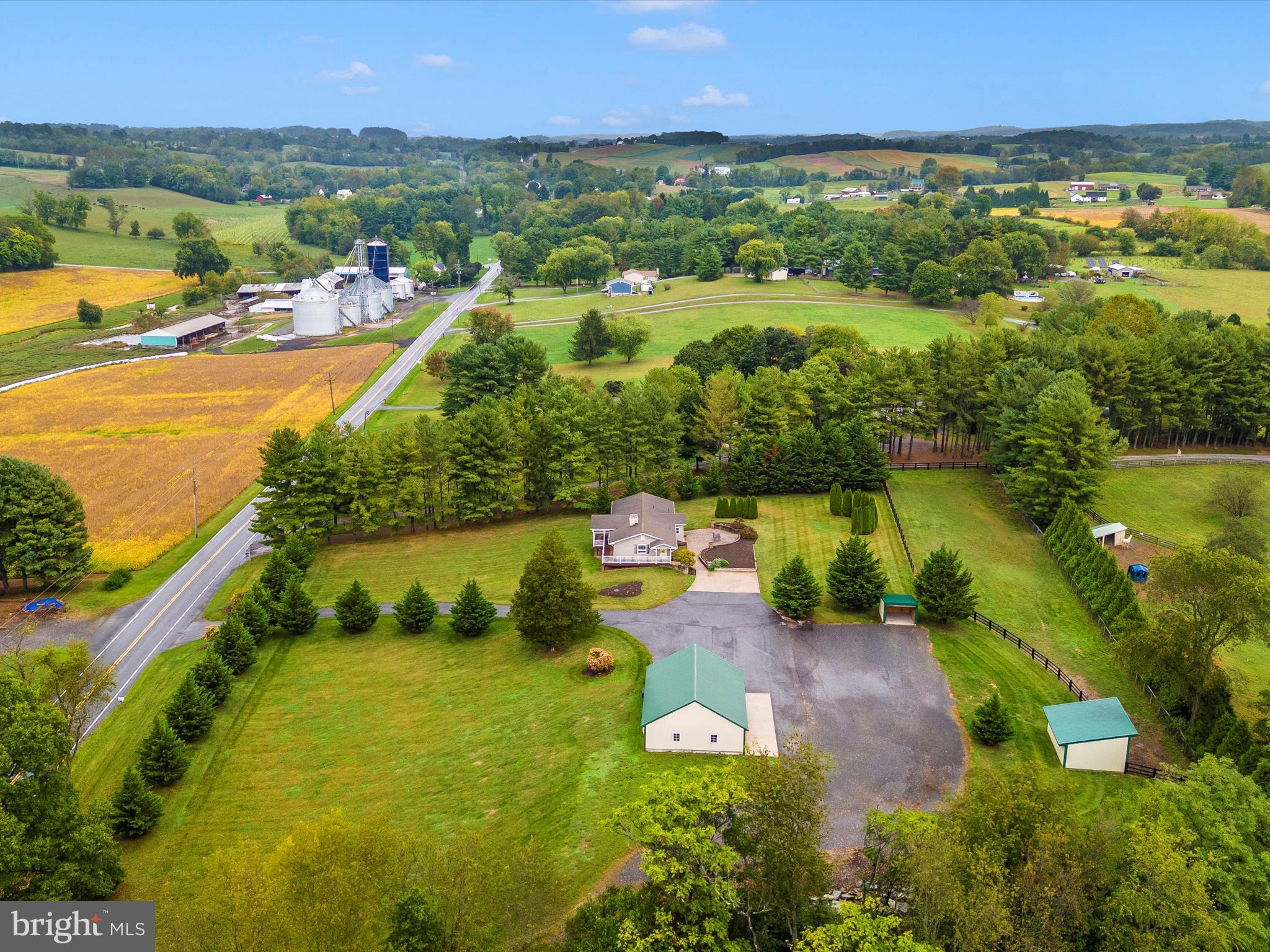 8429 Woodville Road Mount Airy, MD 21771 - Photo 61 of 75 an aerial view of a houses with a lake view