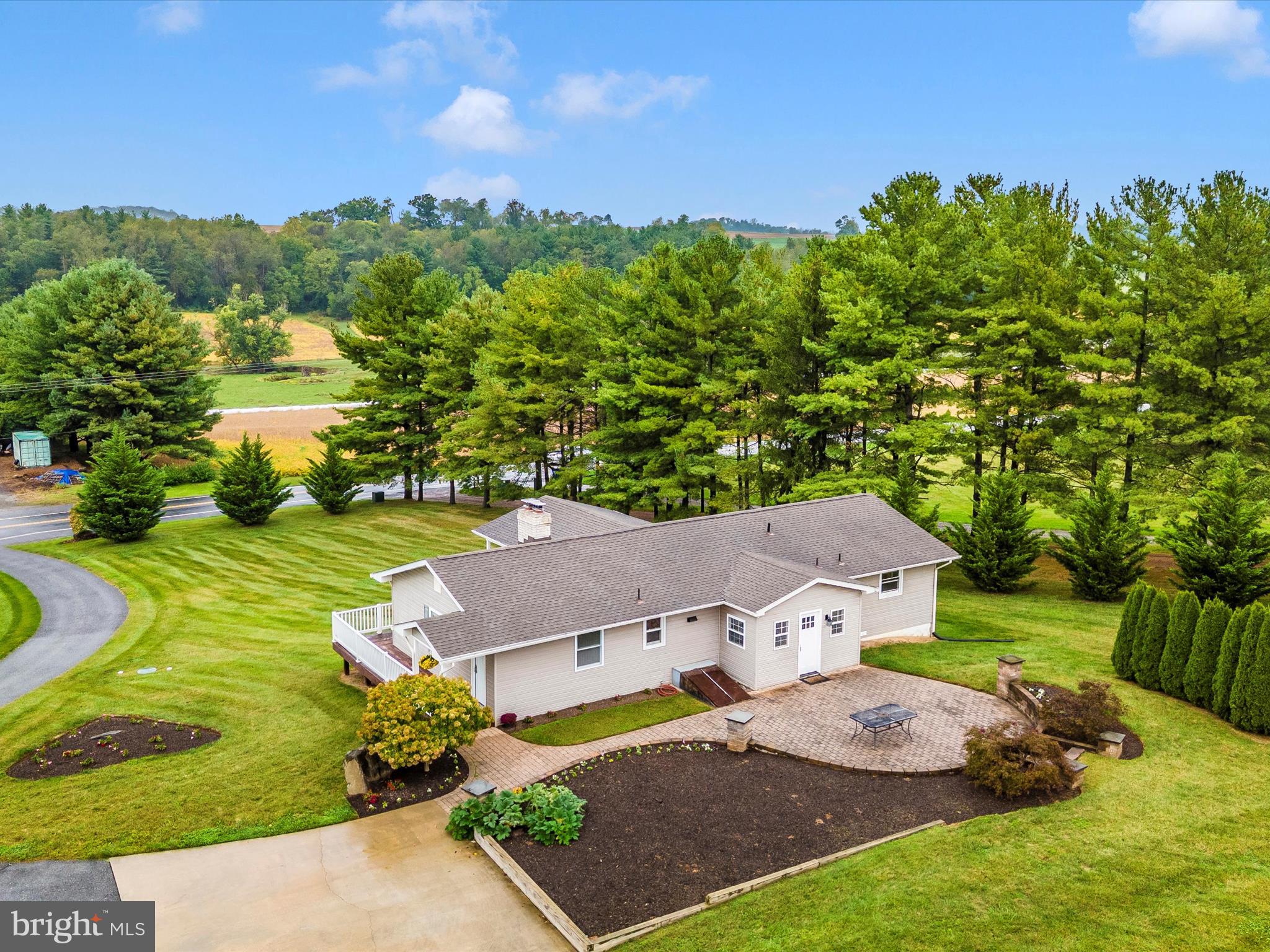 8429 Woodville Road Mount Airy, MD 21771 - Photo 72 of 75 an aerial view of a house