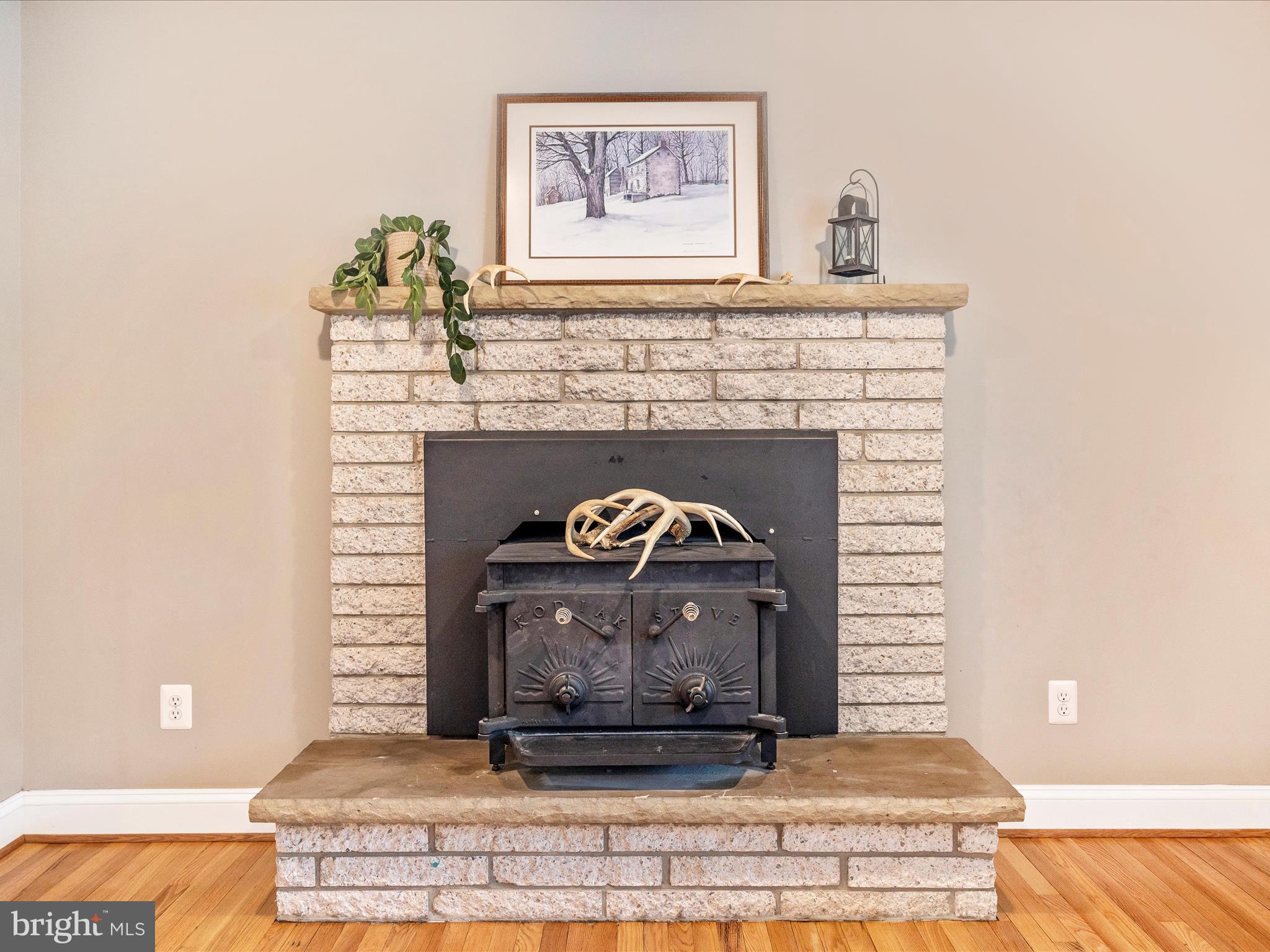 8429 Woodville Road Mount Airy, MD 21771 - Photo 10 of 75 a view of fireplace with wooden floor