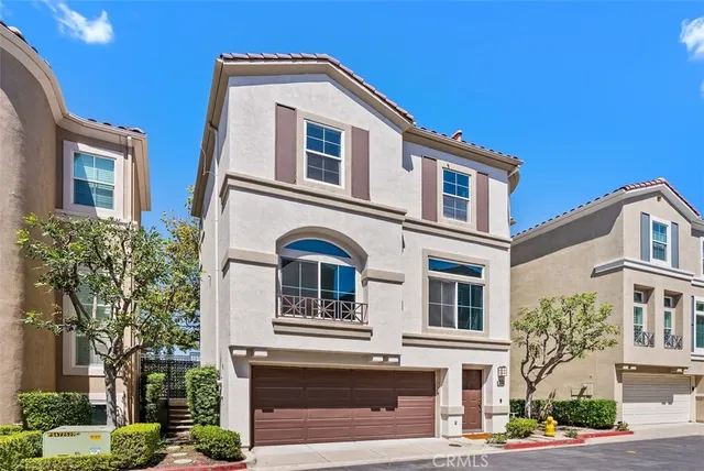 a front view of a building