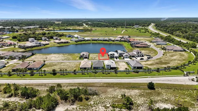 a view of a city with an ocean view