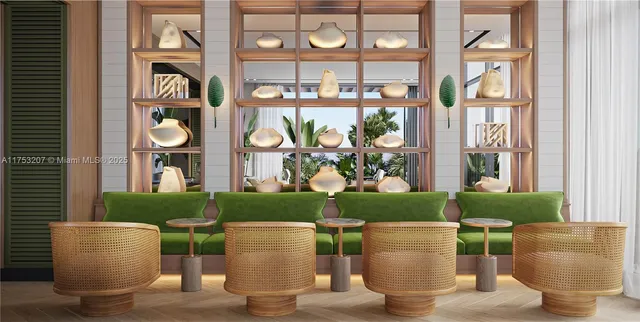 a living room filled with furniture and a window