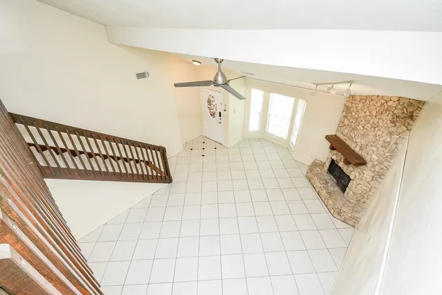 a bathroom with a sink and a shower
