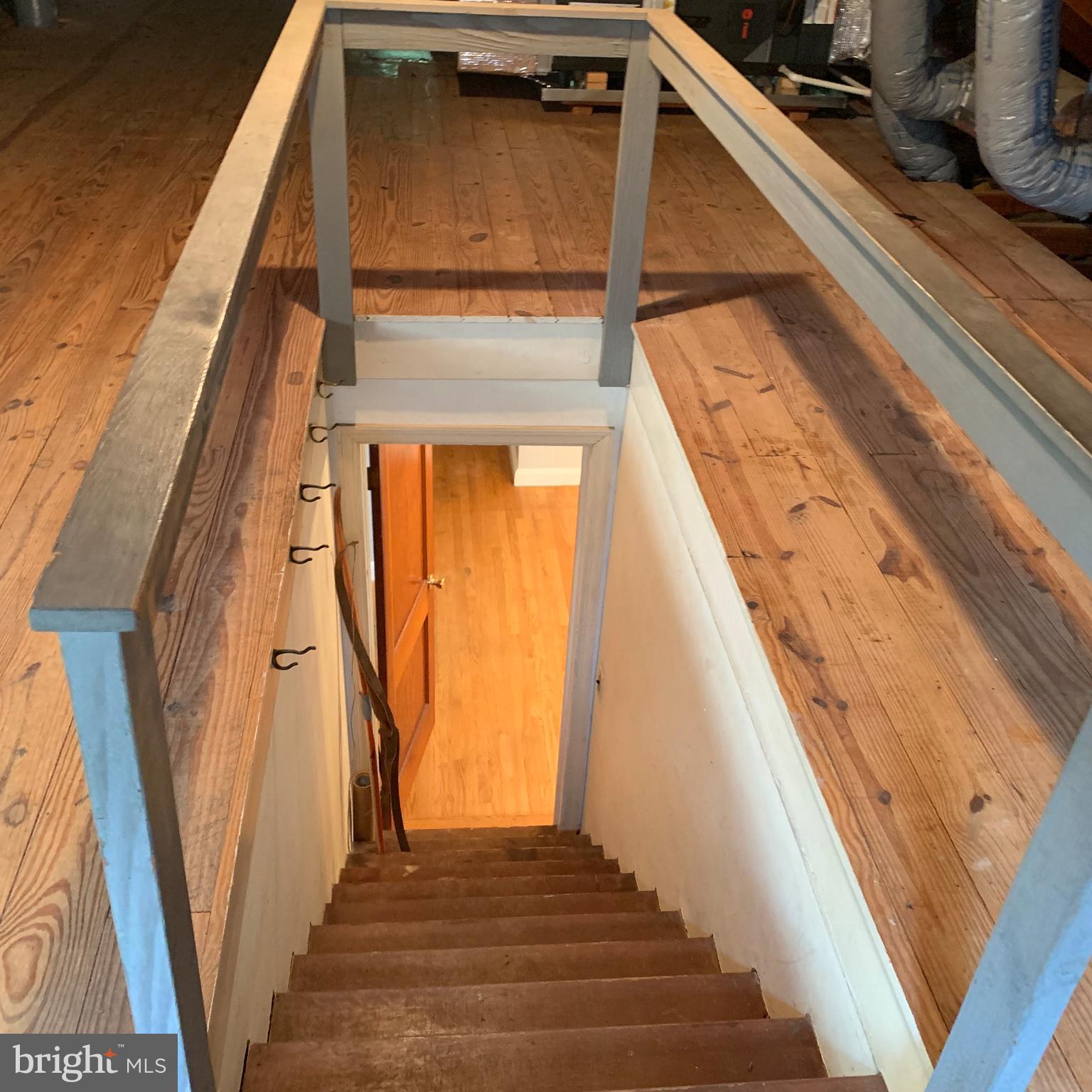 205 Delight Road Reisterstown, MD 21136 - Photo 12 of 26 Attic stairs to main level