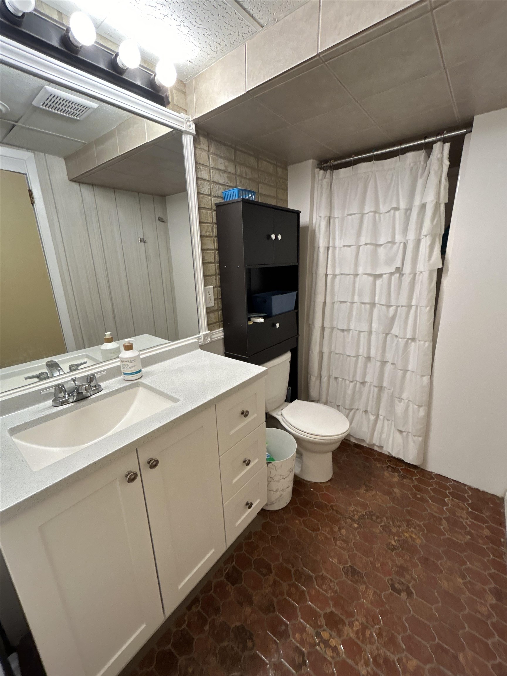 4563 Sunderman Road Rockford, IL 61114 - Photo 29 of 70 a bathroom with a sink a toilet and shower