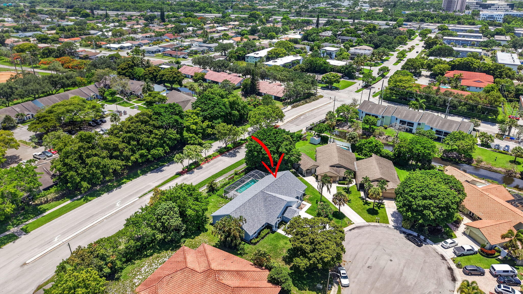 1378 Northwest 13th Court Boca Raton, FL 33486 - Photo 55 of 57 AERIAL VIEW