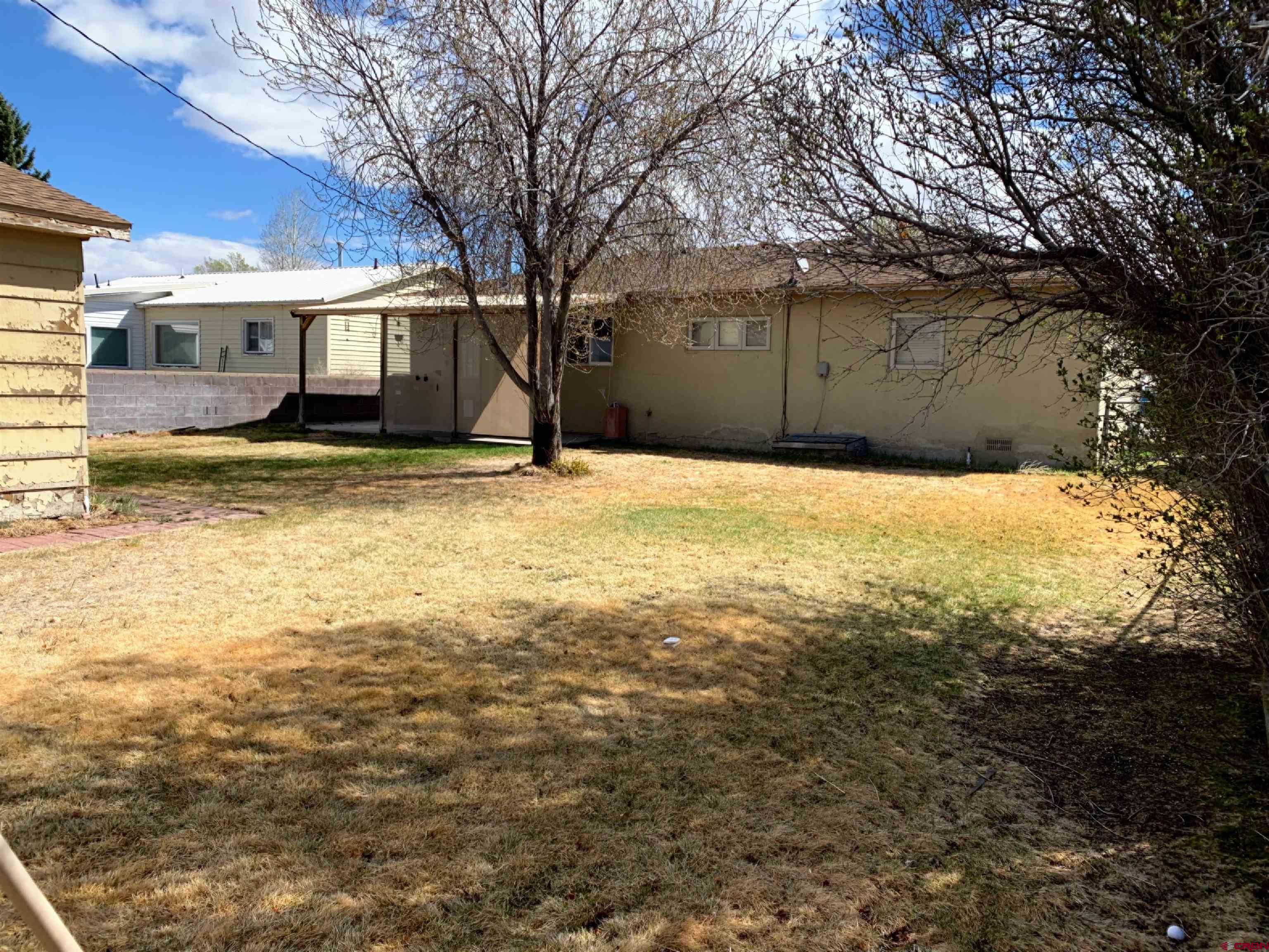 331 Morris Street Monte Vista, CO 81144 - Photo 27 of 31 a view of a yard with a house and a large tree