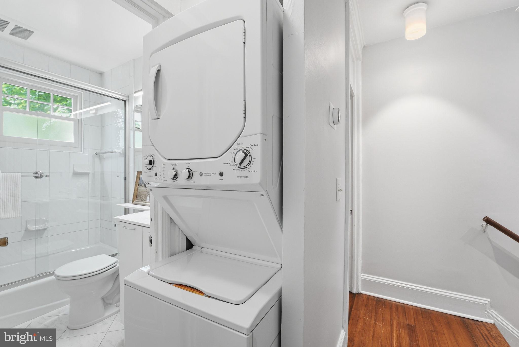 3512 30th Street Northwest Washington, DC 20008 - Photo 25 of 41 a bathroom with a toilet sink and shower